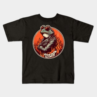 badass frog Kids T-Shirt